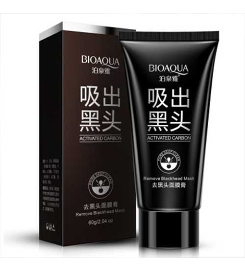 Bioaqua Black Mask Nose Acne Blackhead Remover Peel Mud Deep Cleaning Anti Aging Facial Mask